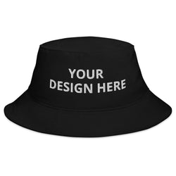 Customized Traditional Bucket Hat - Unisex Classic Urban Wear - Personalized Name Logo Floppy Hat