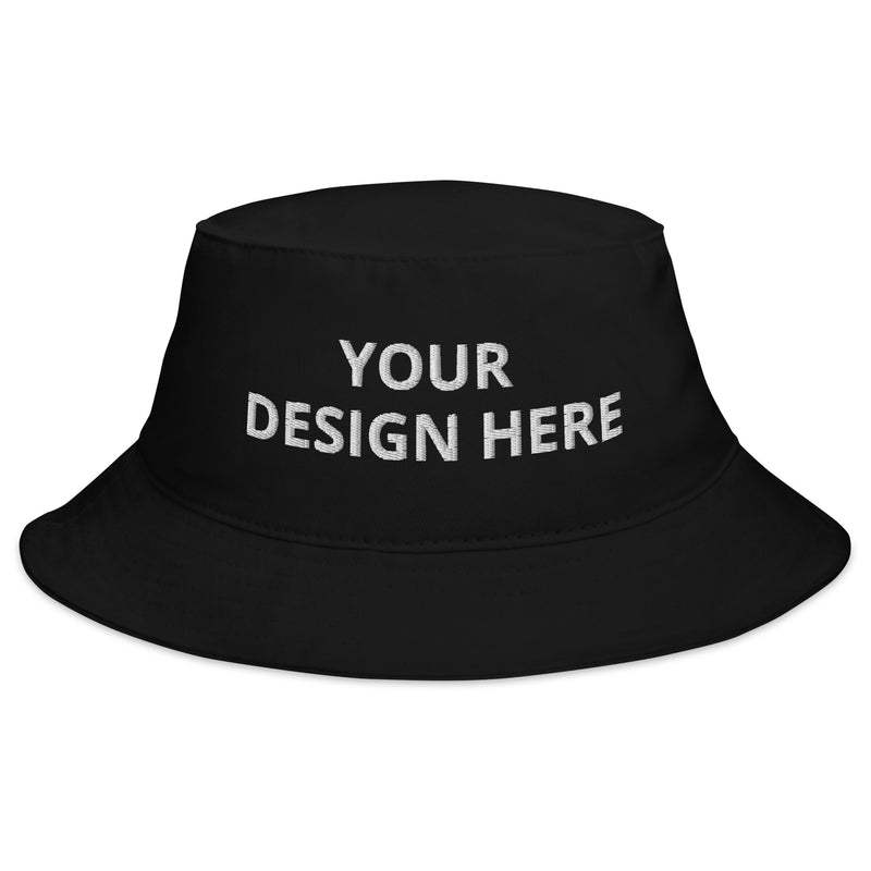 Customized Traditional Bucket Hat - Unisex Classic Urban Wear - Personalized Name Logo Floppy Hat