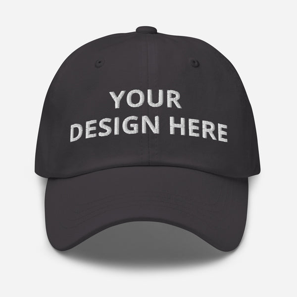 Customized Dad Hat - Curved Brim Baseball Cap - Unisex Style Sports Cap - Fashionable Athletic Wear