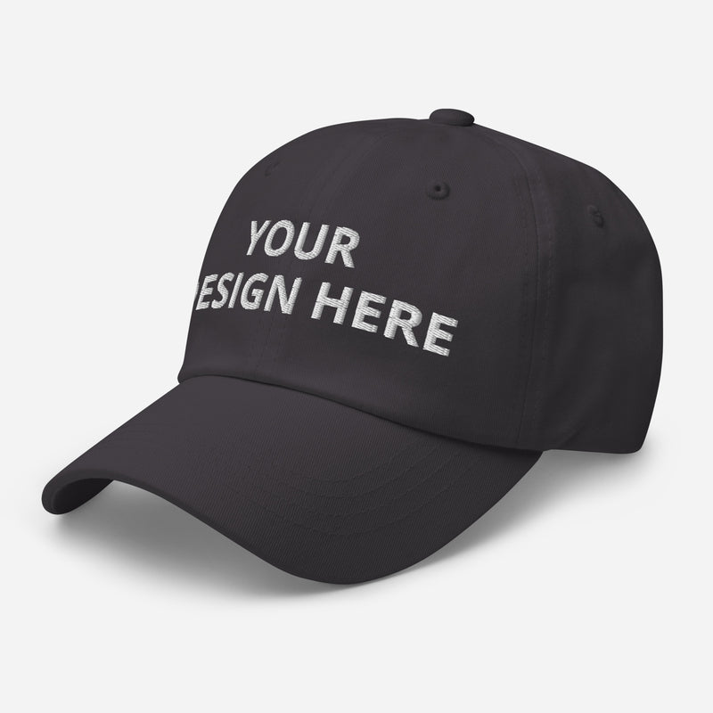 Customized Dad Hat - Curved Brim Baseball Cap - Unisex Style Sports Cap - Fashionable Athletic Wear