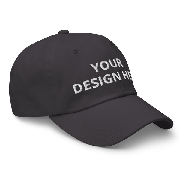 Customized Dad Hat - Curved Brim Baseball Cap - Unisex Style Sports Cap - Fashionable Athletic Wear