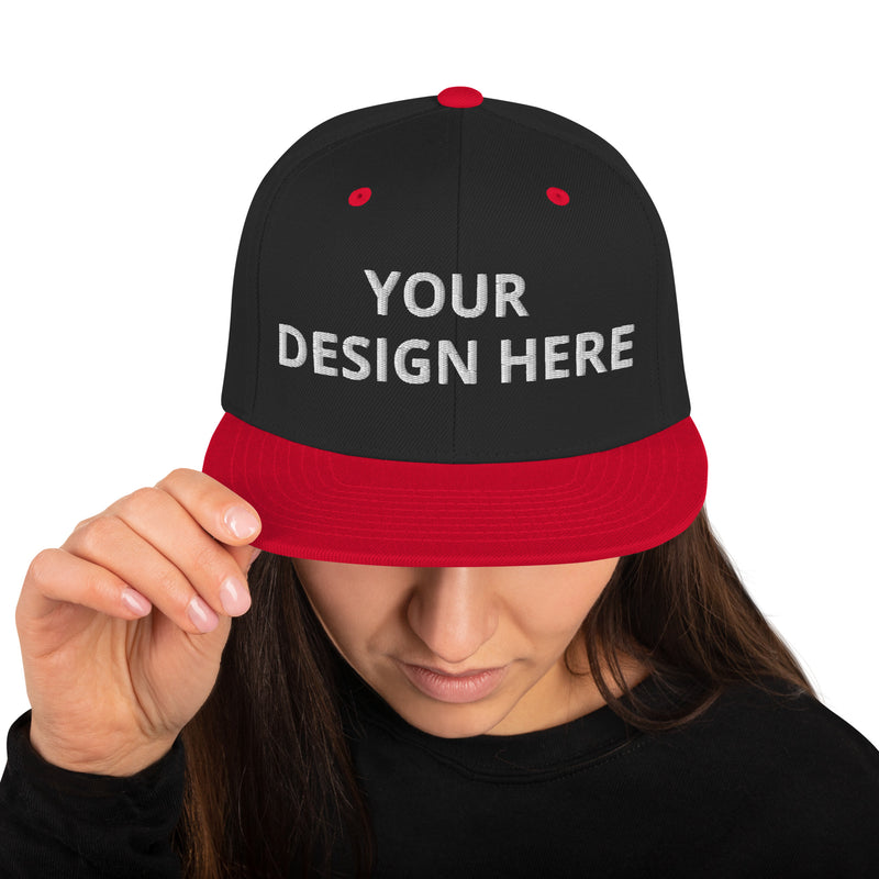 Customized Classic Snapback Baseball Cap - Fashionable Unisex Urban Athletic Wear