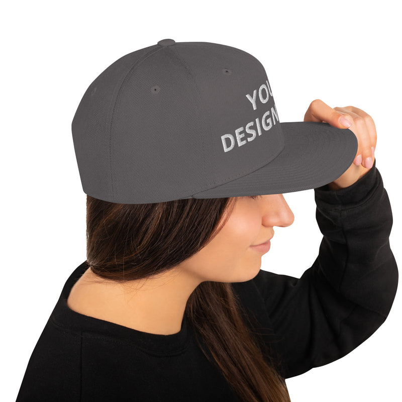 Customized Classic Snapback Baseball Cap - Fashionable Unisex Urban Athletic Wear