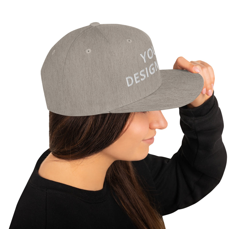 Customized Classic Snapback Baseball Cap - Fashionable Unisex Urban Athletic Wear