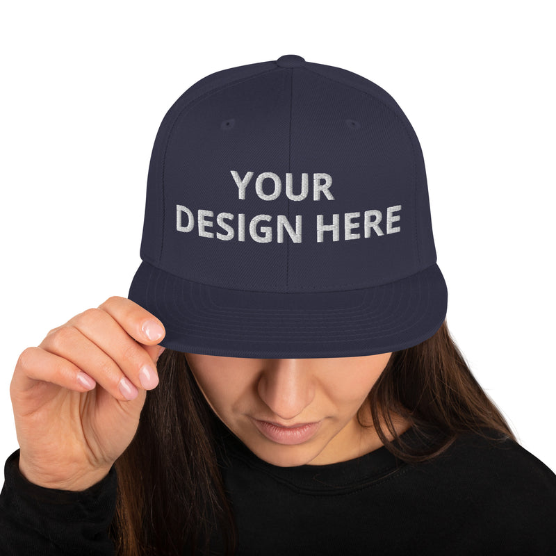 Customized Classic Snapback Baseball Cap - Fashionable Unisex Urban Athletic Wear