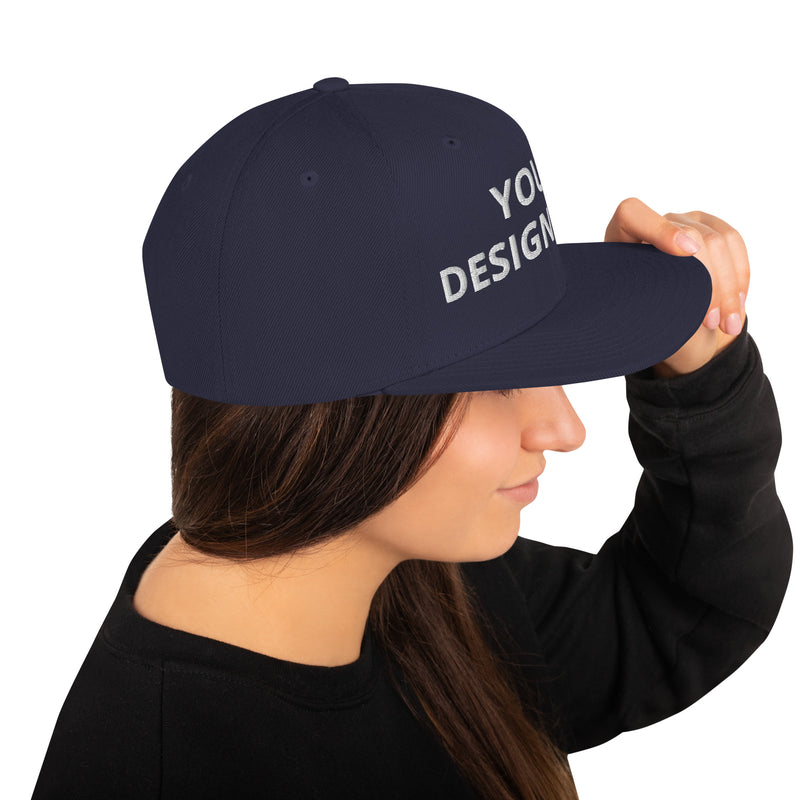 Customized Classic Snapback Baseball Cap - Fashionable Unisex Urban Athletic Wear