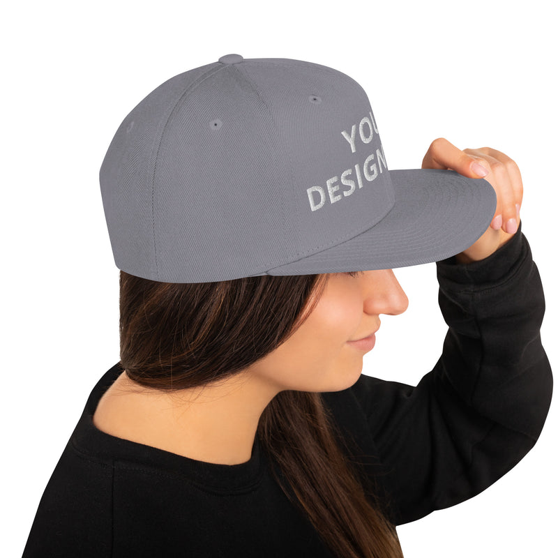 Customized Classic Snapback Baseball Cap - Fashionable Unisex Urban Athletic Wear