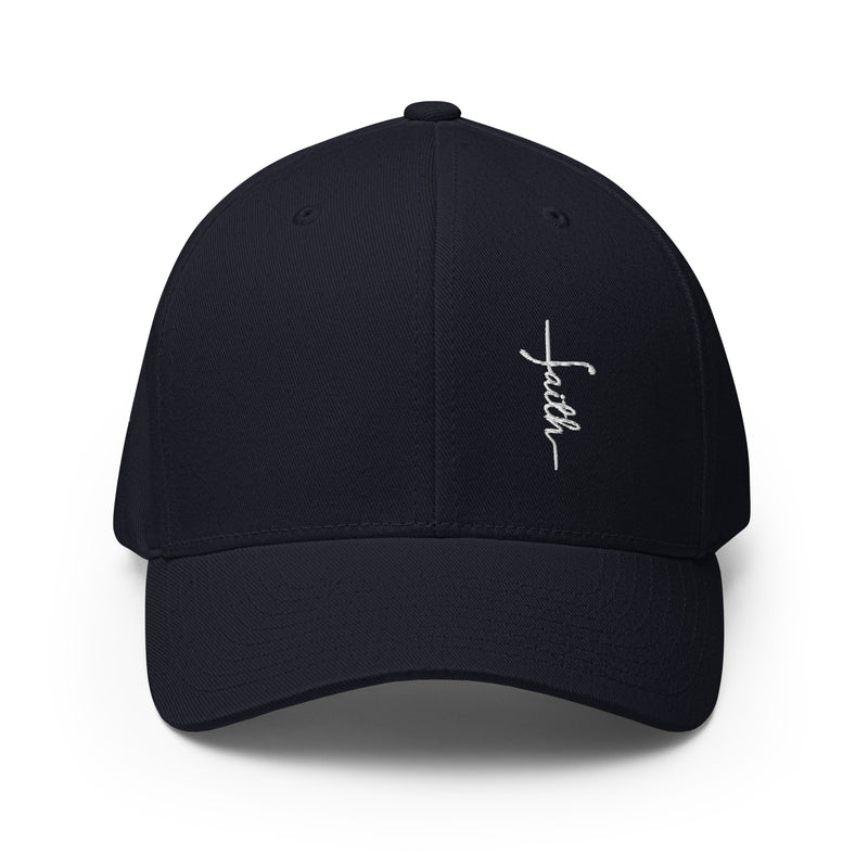 Structured Closed Back Cap - Christian Faith Design - Fashionable Urban Street Wear - Unisex Athletic Wear