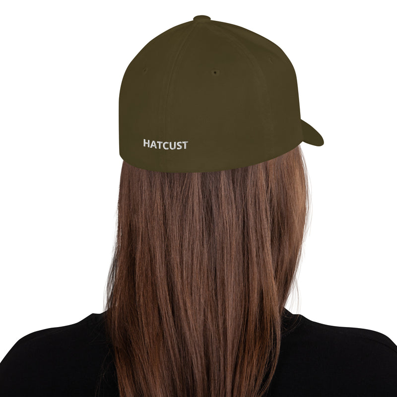 Structured Closed Back Cap - Queen Women’s Design - Fashionable Urban Street Wear - Athletic Wear