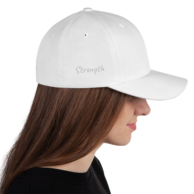 Structured Closed Back Cap - Christian Faith Design - Fashionable Urban Street Wear - Unisex Athletic Wear