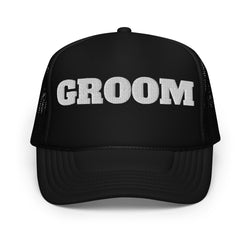 Relaxed Fit Adjustable Foam Trucker Hat - Bachelor Party Groom Cap - Unisex Urban Street Wear