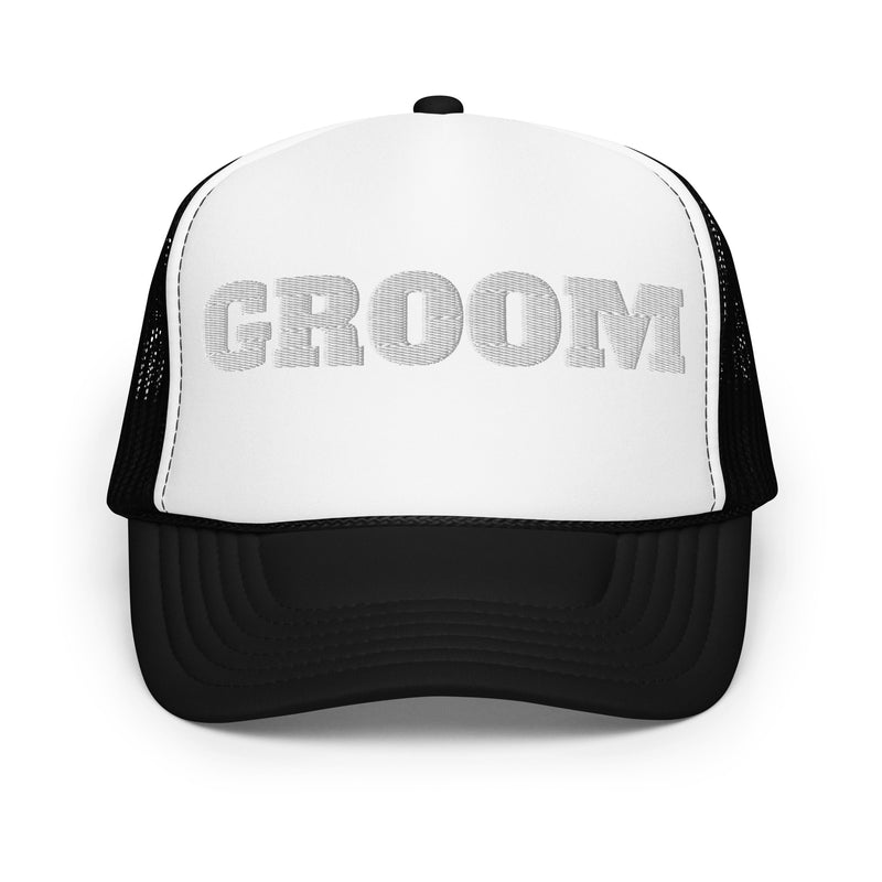 Relaxed Fit Adjustable Foam Trucker Hat - Bachelor Party Groom Cap - Unisex Urban Street Wear