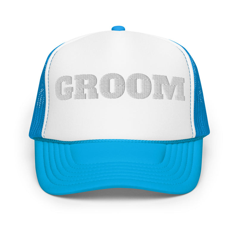 Relaxed Fit Adjustable Foam Trucker Hat - Bachelor Party Groom Cap - Unisex Urban Street Wear