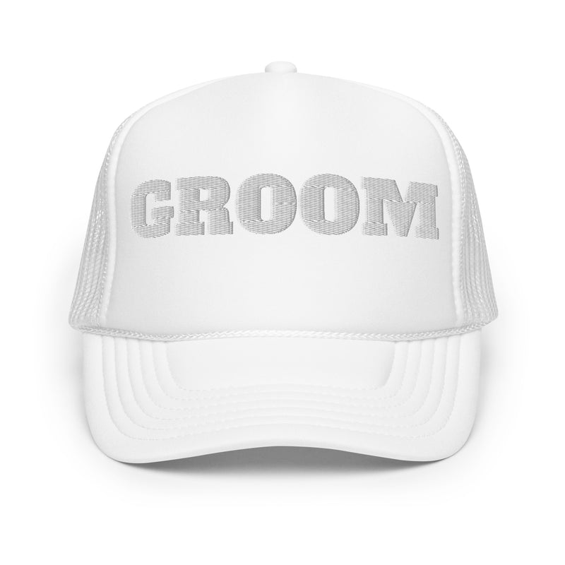 Relaxed Fit Adjustable Foam Trucker Hat - Bachelor Party Groom Cap - Unisex Urban Street Wear