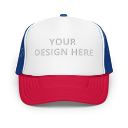 Customized Foam Panel Trucker Cap - Unisex Fashionable Urban Wear - Personalized Logo Name Hat