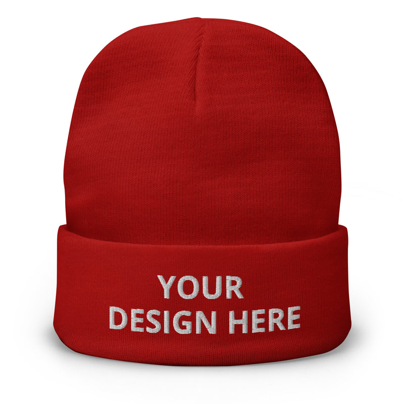 Custom Embroidered Beanie - For Men and Women - Classic Urban Style - Cold Weather Street Wear