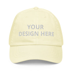 Custom Pastel Baseball Cap - Fashionable Unisex Athletic Wear- Comfortable Gym Hat