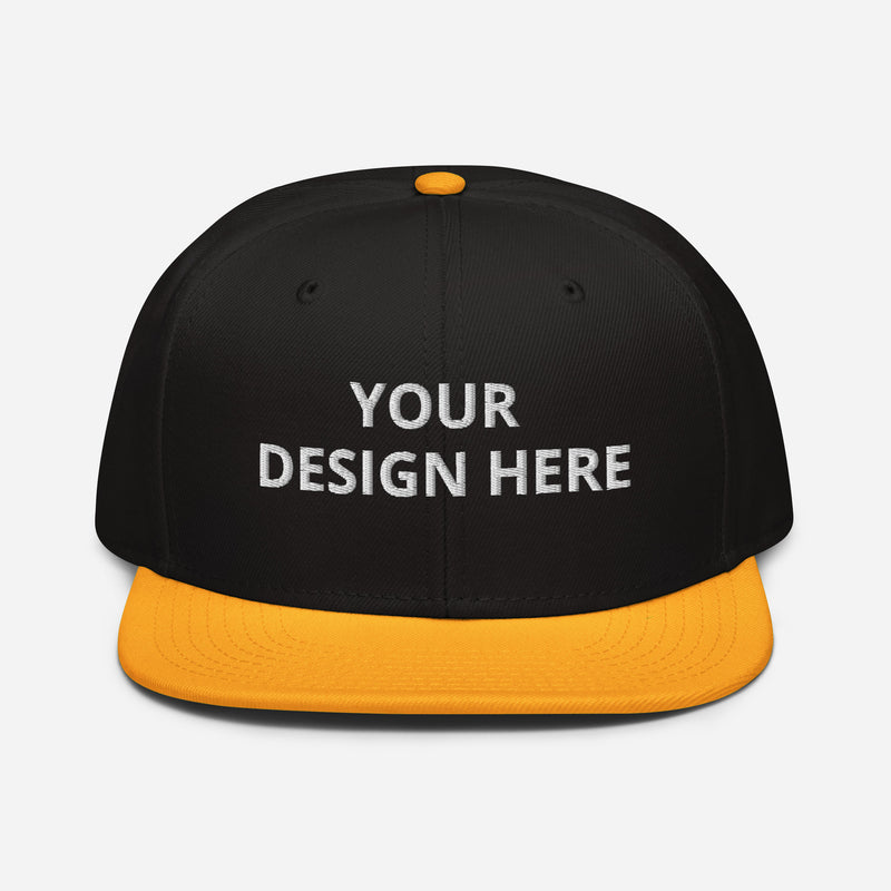 Customizable Snapback Baseball Cap - Fashionable Unisex Street Wear - Personalized Urban Name Hat