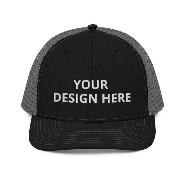 Customized Snapback Trucker Hat - Unisex Urban Trendy Street Wear - Personalized Logo Name Cap