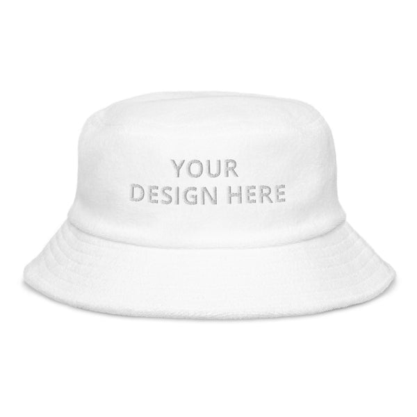 Customized Denim Bucket Hat - Unisex Classic Urban Wear - Personalized Name Logo Floppy Hat