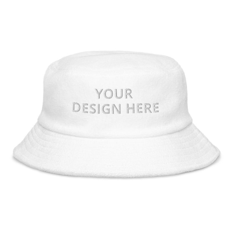 Customized Denim Bucket Hat - Unisex Classic Urban Wear - Personalized Name Logo Floppy Hat