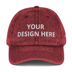 Custom Cotton Twill Cap - Denim Baseball Cap - Fashionable Unisex Athletic Wear - Personalized Name Hat