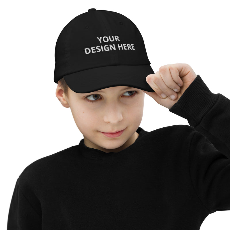 Custom Youth Baseball Cap - Personalized Little League Team Hat - Fashionable Street Wear For Kids